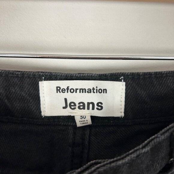 Reformation Jeans Wide Leg Beaded Sides Embellished Western Size 30 Women's - Picture 4 of 4